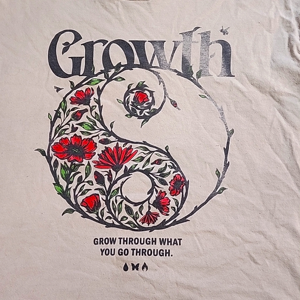 GROWTH quote tee shirt